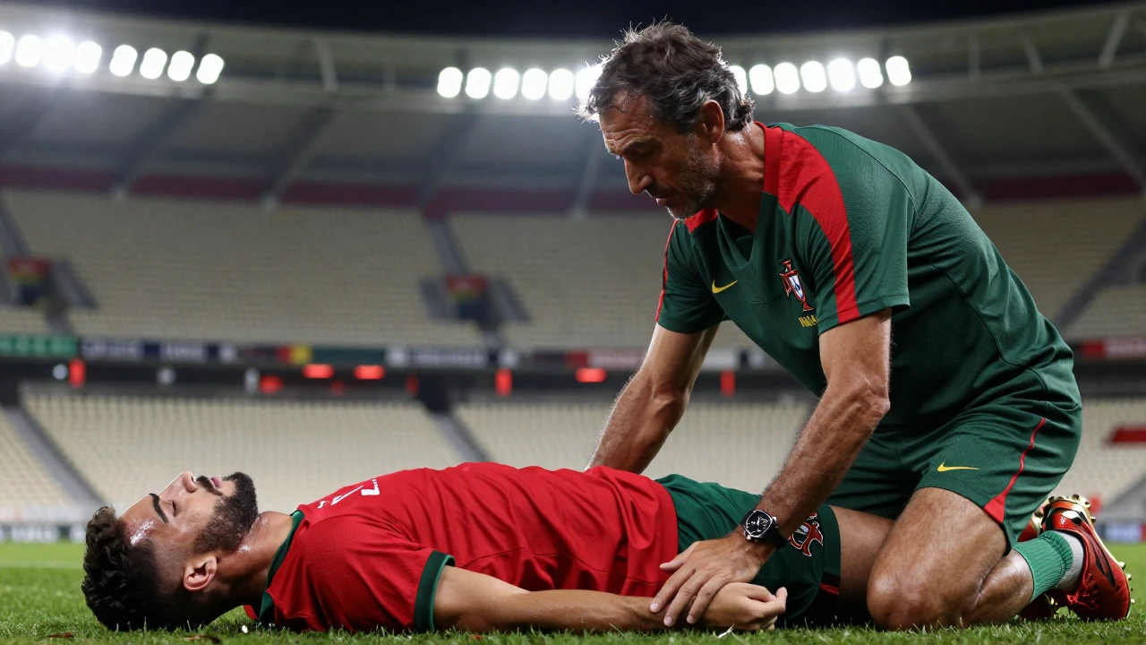 Quévin Castro, meio-campista do Real Sport Clube de Massamá, morreu aos 25 anos após passar mal durante um jogo-treino...