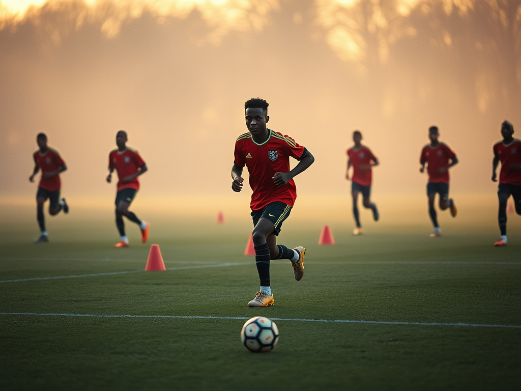 The rise of S. Mensah in Muenster's forward line