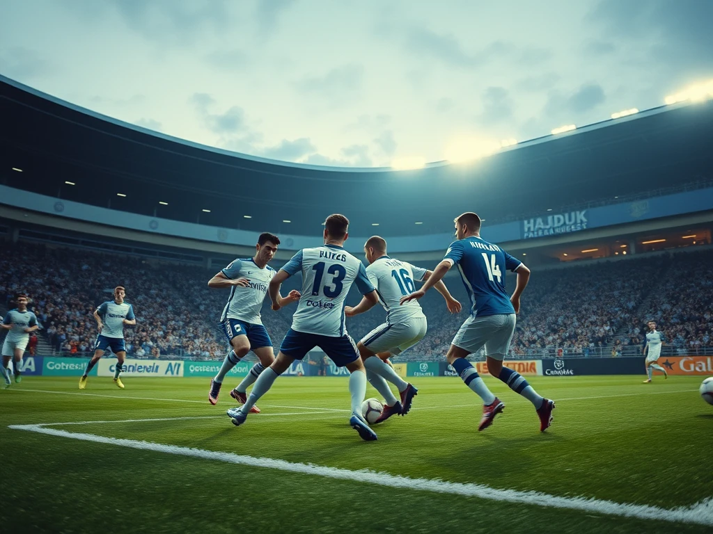 HNK Hajduk Split je u prvoj utakmici drugog kola kvalifikacija za Europsku ligu protiv Pafosa igrao u bijelim štucnama...