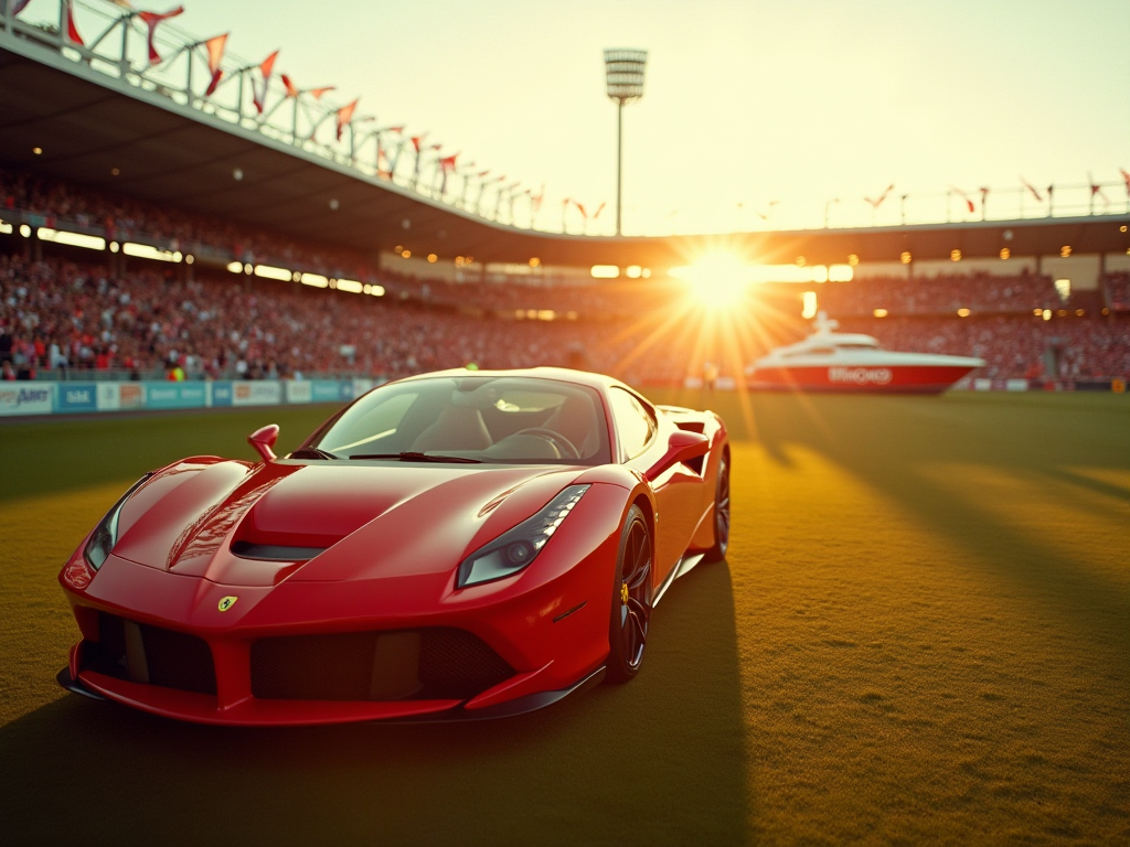 Billionaire Shows Off Luxury Lifestyle with Ferrari and Yacht