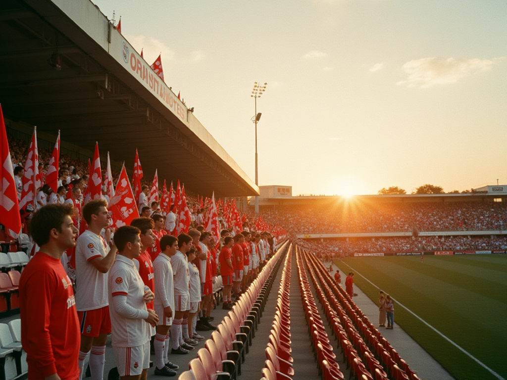 Passionate Rituals of HNK Rijeka Supporters at the Stadium