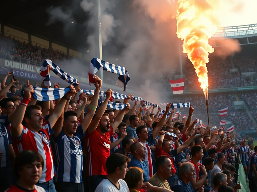 La afición de Club de Fútbol Monterrey, conocida como Los Rayados, es famosa por su pasión y lealtad