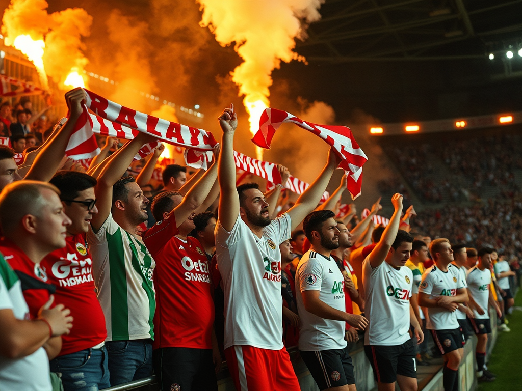 Kibicowskie rytuały Legii Warszawa: Serce derbów