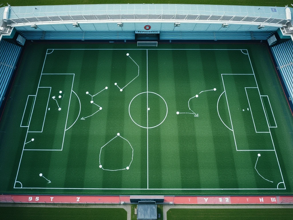 Salford City uses an adaptive formation, combining tactics to increase their effectiveness on the pitch