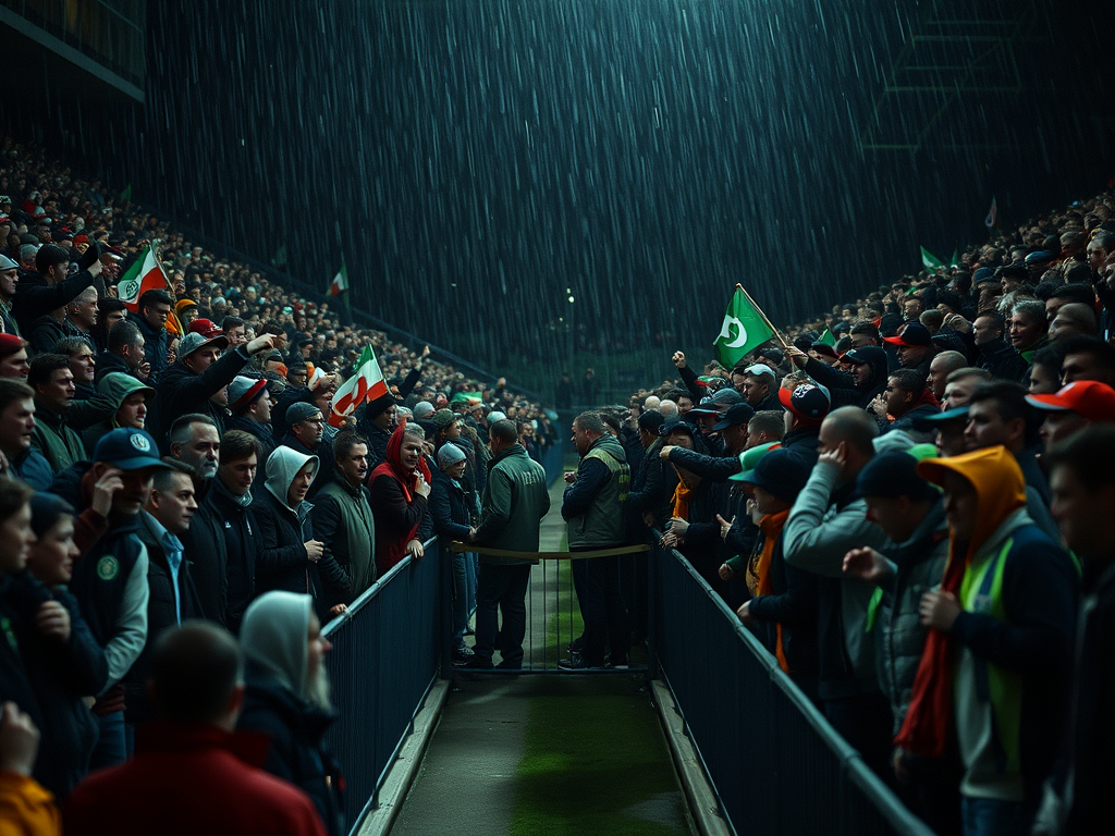 Bray Wanderers vs. Shamrock Rovers: A rainy derby battle