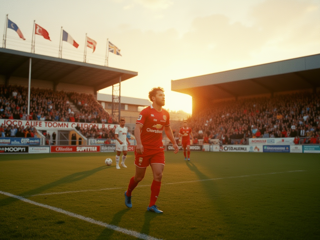 R. Clarke Shines as Glentoran Dominates the Midfield