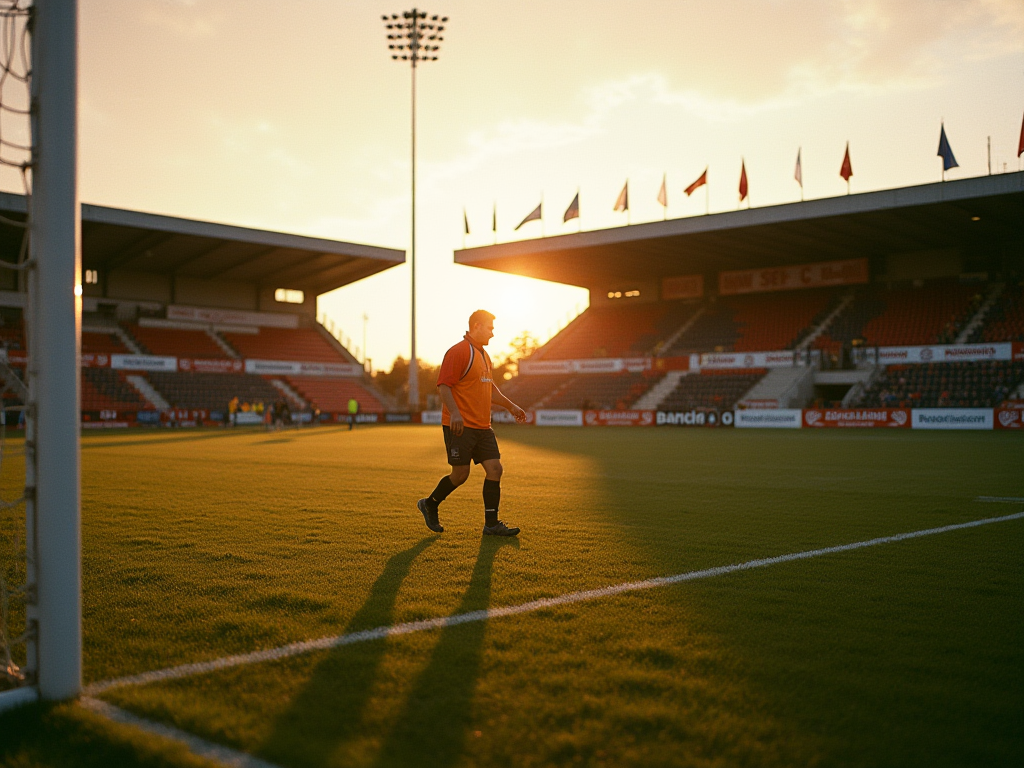 M. Byrne: The Guardian of Glenavon FC FC's Goal