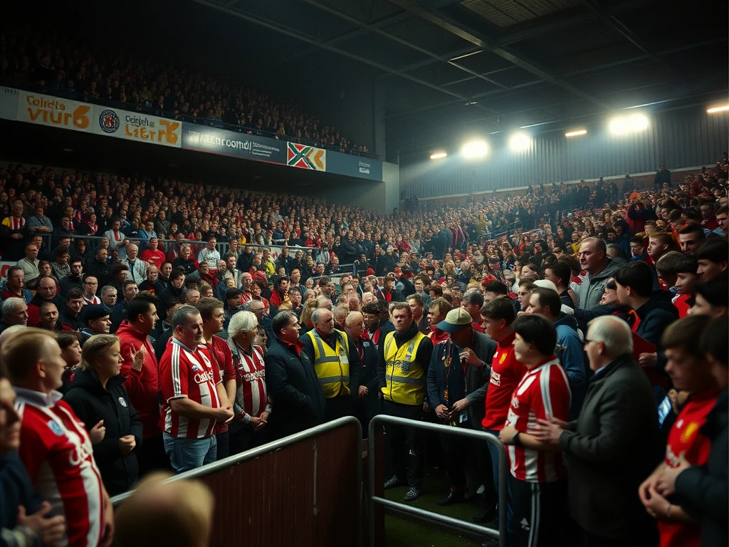 The electric atmosphere during a derby match against Burton Albion showcases the rich traditions of Tamworth's fans