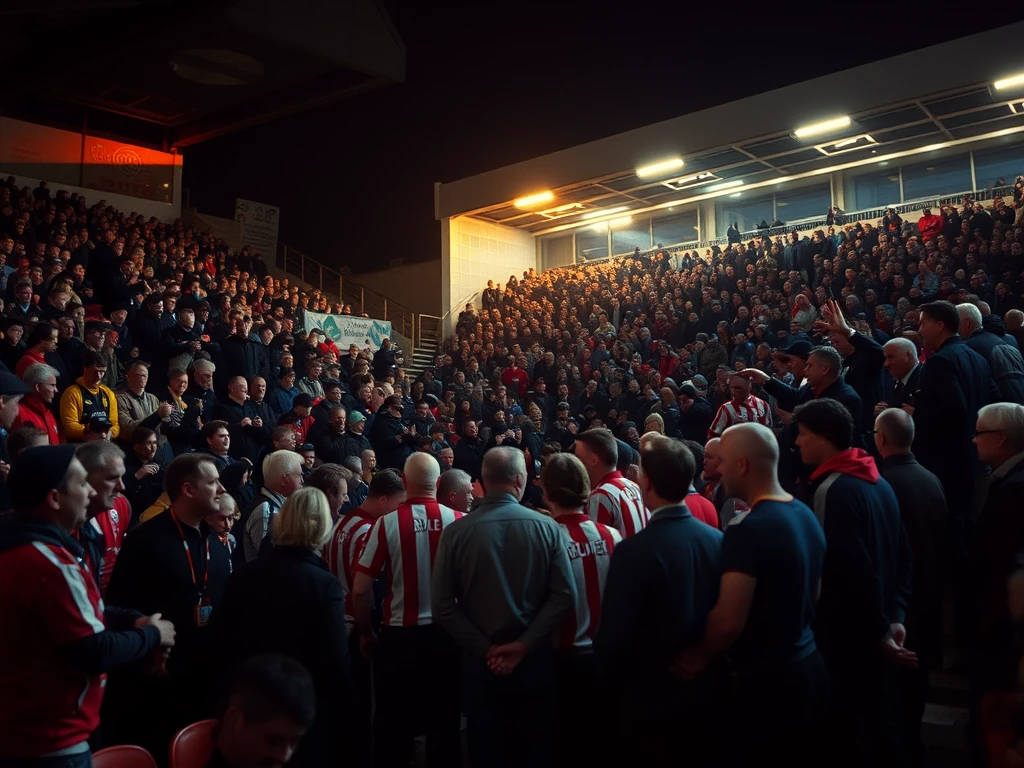 At Park Hall Stadium, The New Saints' supporters create a vibrant tapestry of traditions that enhance the matchday experience