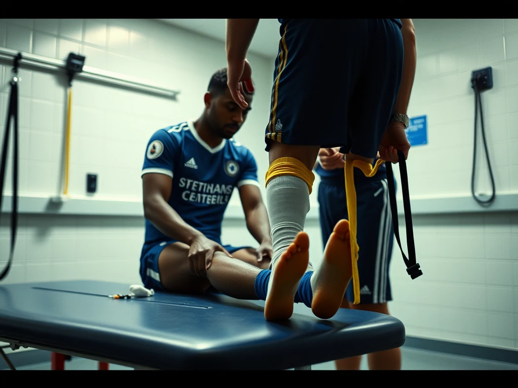 Chelsea striker Emmanuel Emegha picks up a hamstring injury during Bromley’s 3-0 pre-season win, threatening his...