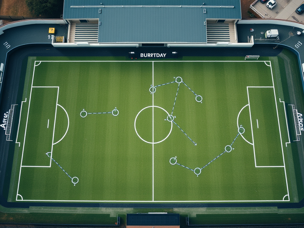 Tamworth's tactical approach in match against Burton Albion