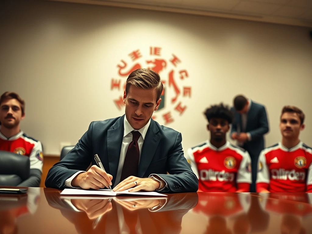 Manchester United are targeting midfield destroyers like Eduardo Camavinga and Sander Berge as Erik ten Hag’s successor...