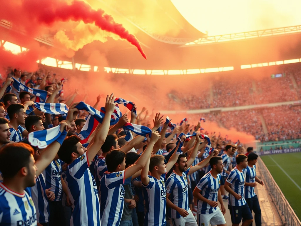 The fans of RCD Espanyol, known as Pericos, experience football with a unique intensity
