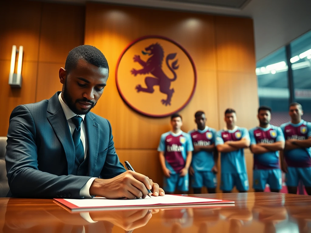 Aston Villa are closing in on a £25m deal for Freiburg’s Noah Atubolu to provide competition for Emi Martinez under Unai...