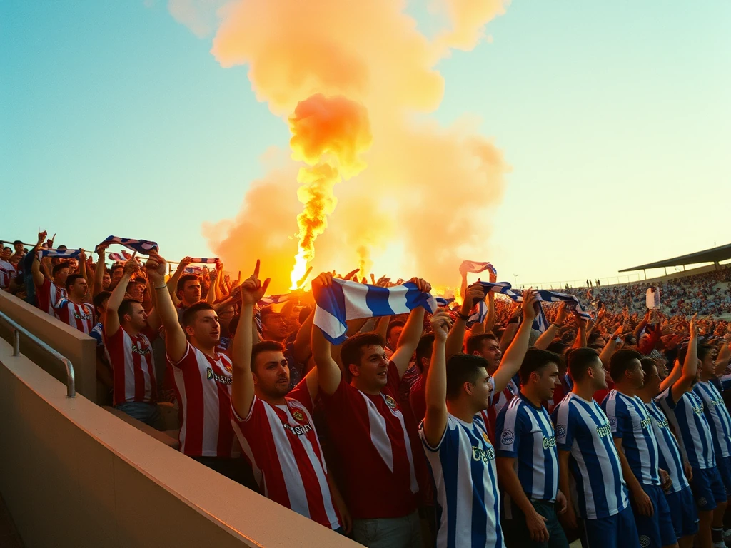 The RCD Espanyol fans are known for their unwavering loyalty and passion
