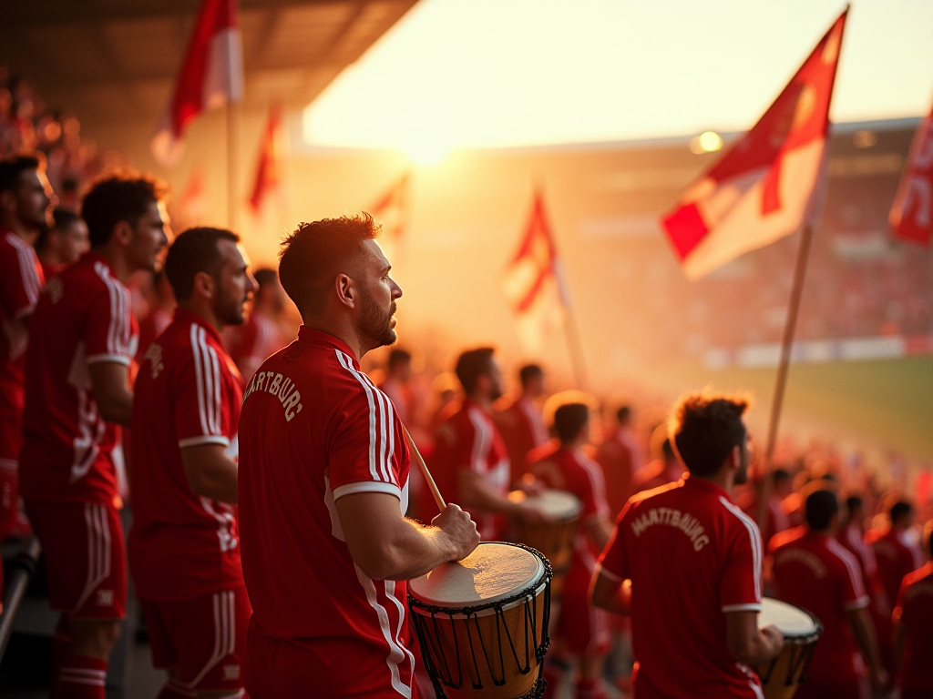 Ried Bans Drumming Amidst Hartberg Fan Atmosphere