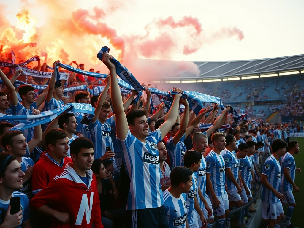 The Celta de Vigo fans, known as Os Celestes, stand out for their passion and unique traditions that enrich every match