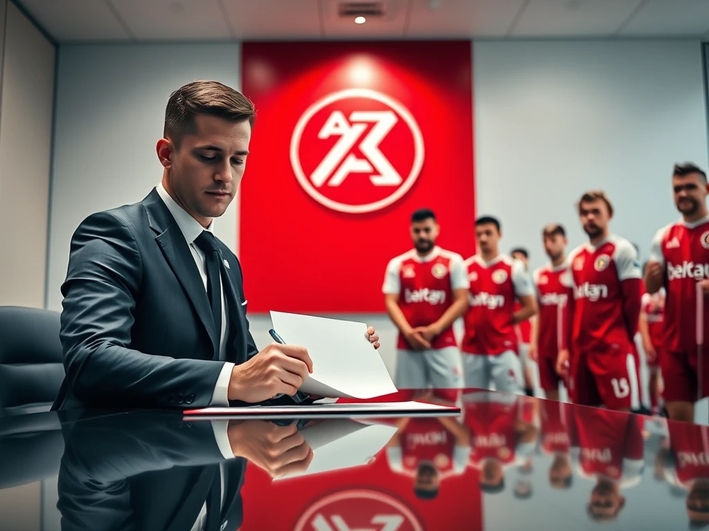 AZ Alkmaar heeft een mondeling akkoord bereikt voor de transfer van Jari De Busser van Go Ahead Eagles