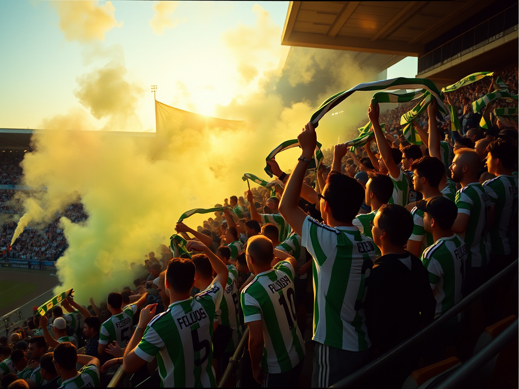La Pasión y Rituales de los Aficionados del Betis en el Villamarín