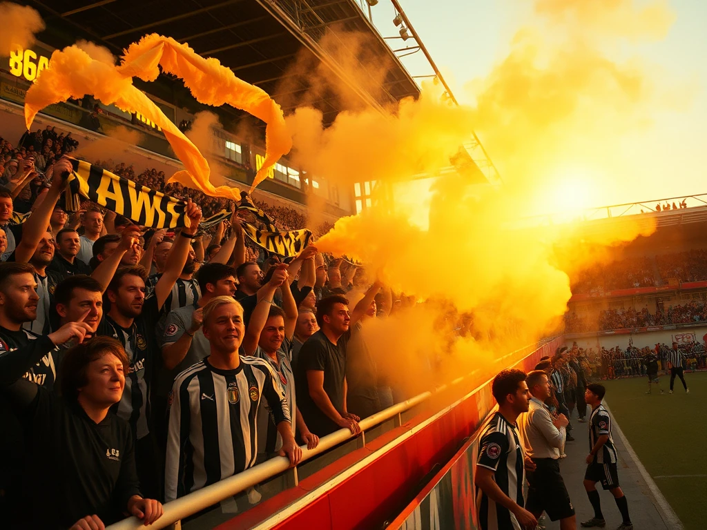 Die Herzen der Fans: Rituale und Traditionen der Schwarz-Weißen
