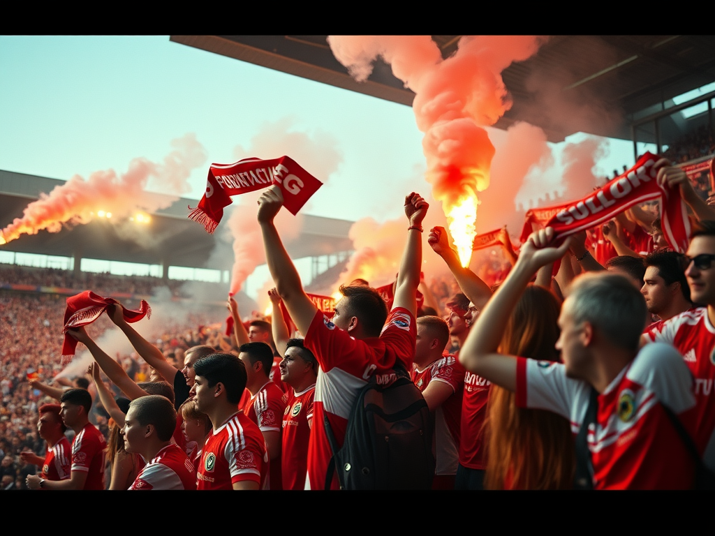 Die unübersehbare Leidenschaft der Fortuna-Fans im Stadion