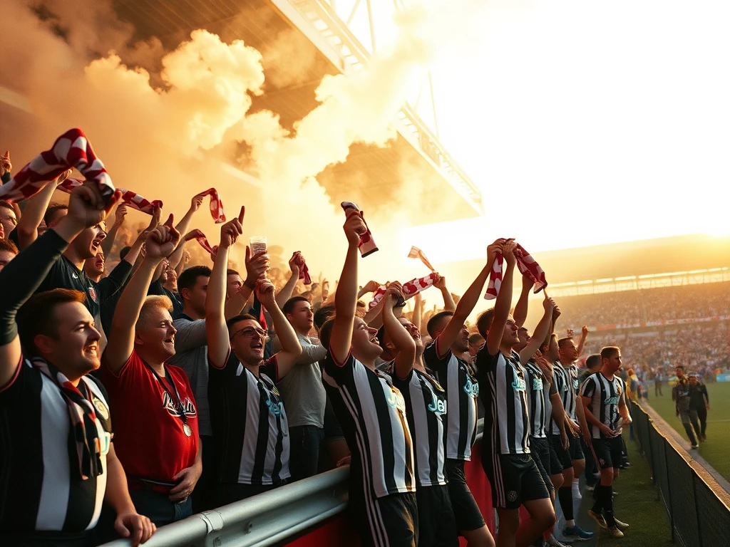 Die Faszination der Stadionrituale: Ein Tag mit den Schwarz-Weißen