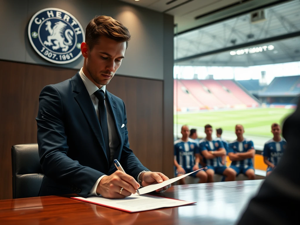 Hertha Berlin verliert Tjark Ernst, der zum VfL Wolfsburg wechselt