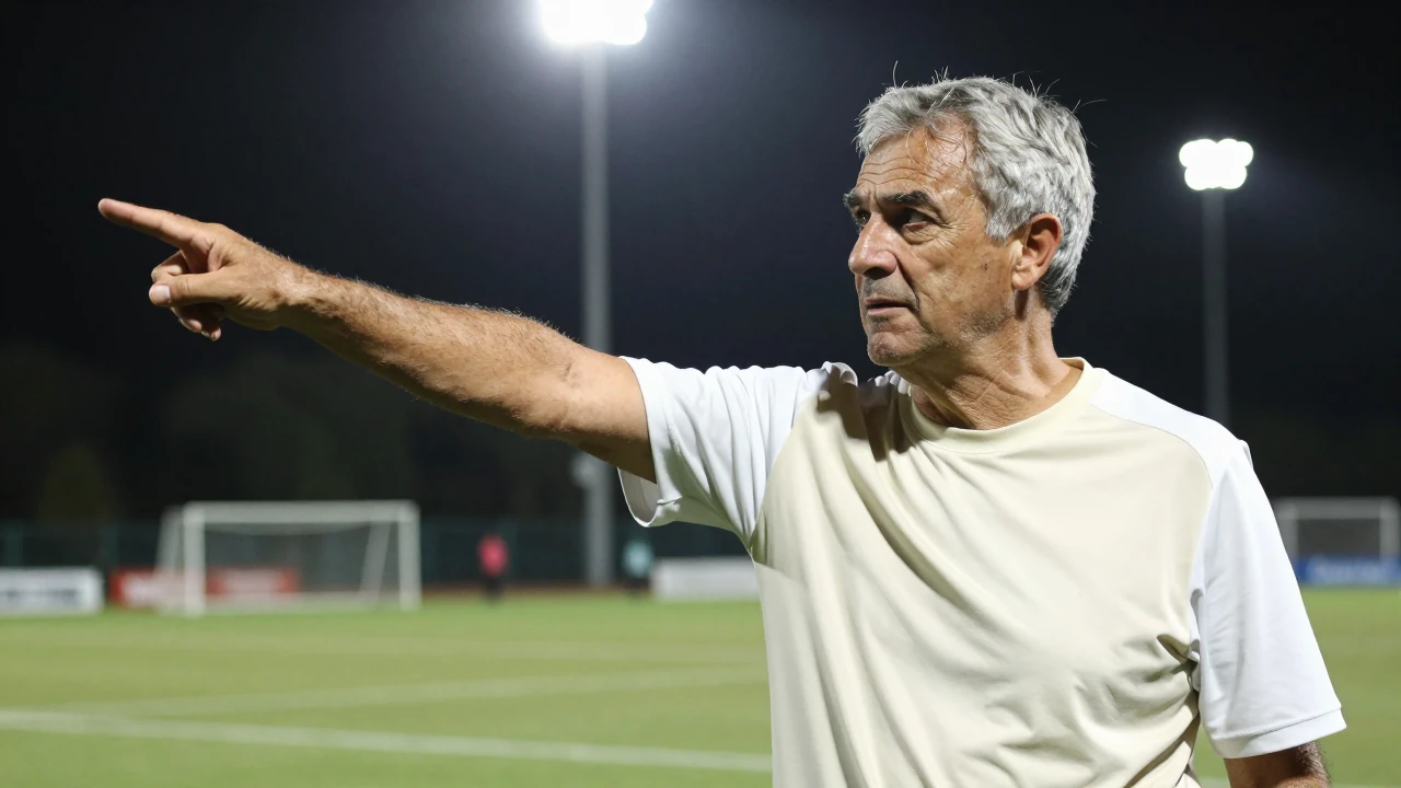 AS Roma teknik direktörü Gian Piero Gasperini, Şükrü Saracoğlu'nda oynanacak Şampiyonlar Ligi maçı öncesi Fenerbahçe...