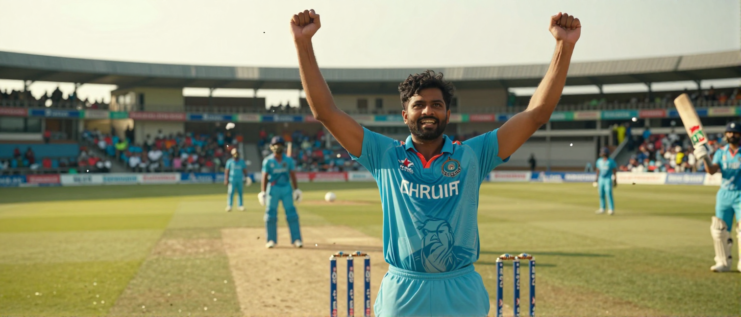 Rohit Sharma Leads India to ODI Win, Celebrates with Teammates