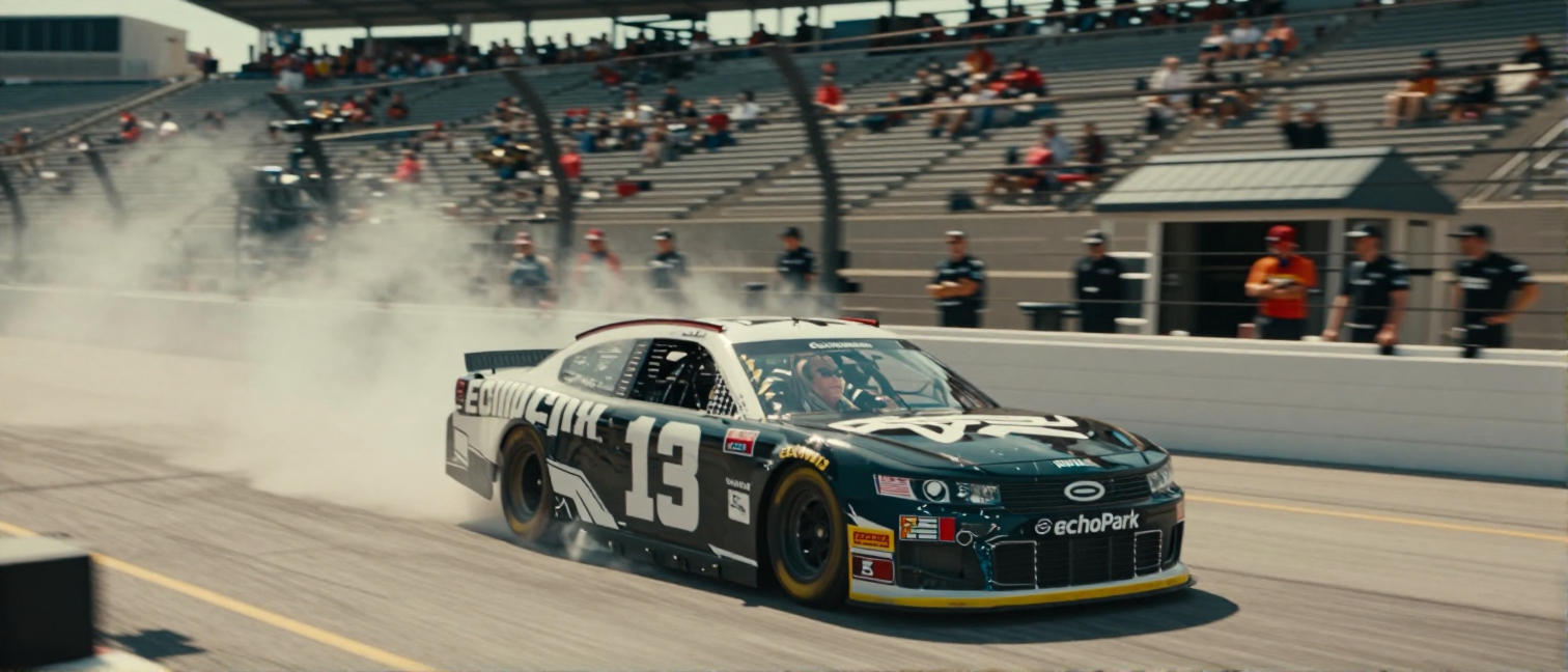 Kyle Larson triggers EchoPark crash as Chase Briscoe flips late in NASCAR race