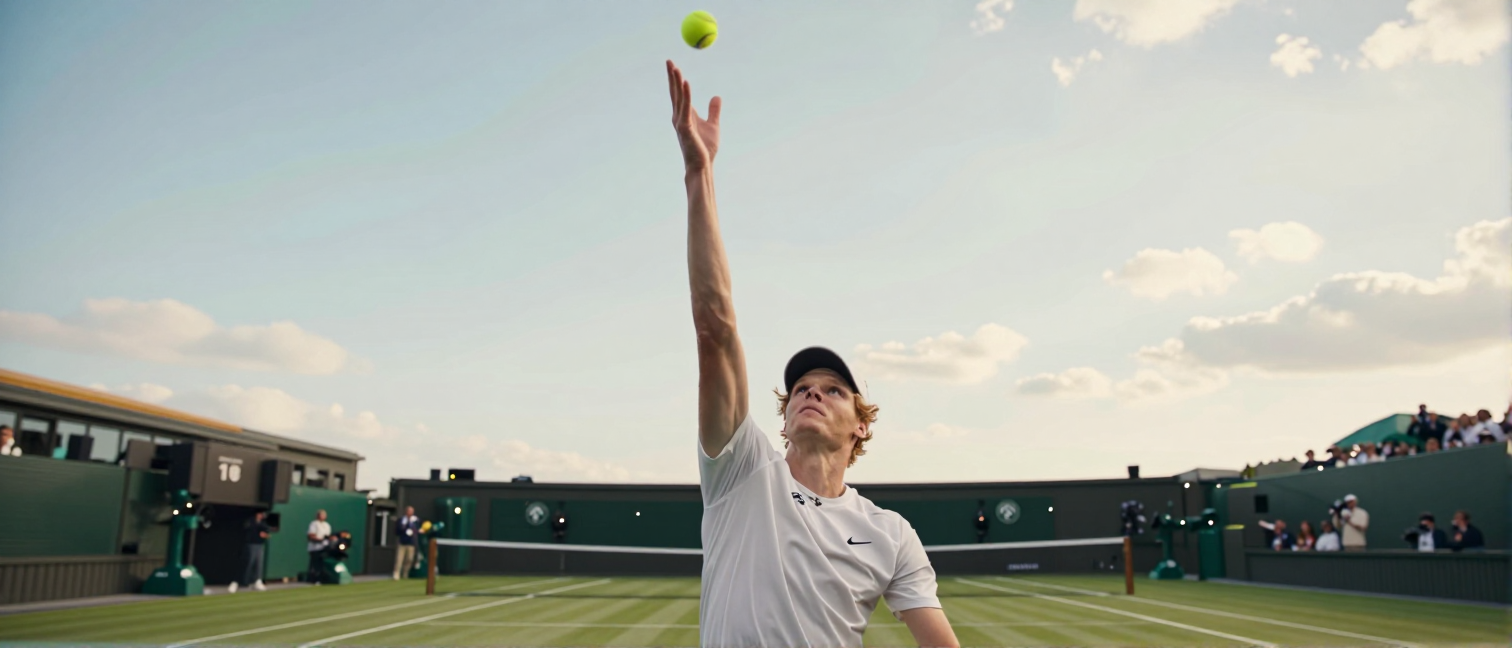 Jannik Sinner dominates Wimbledon final with elite serving stats