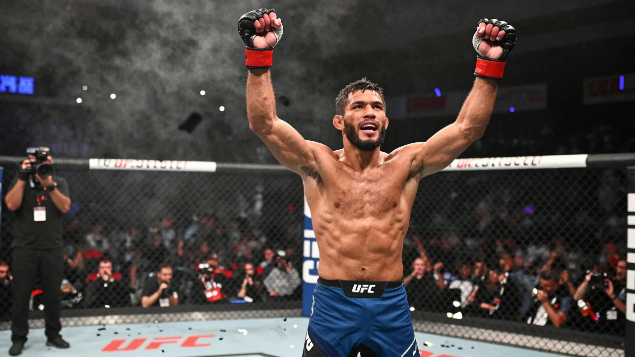 Islam Makhachev Sets UFC Record, Defeats Ian Machado Garry