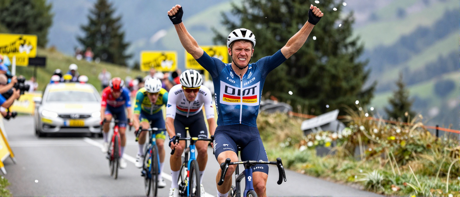 Jasper Philipsen finishes third as Tim Merlier claims Tour de France stage 12 hat-trick
