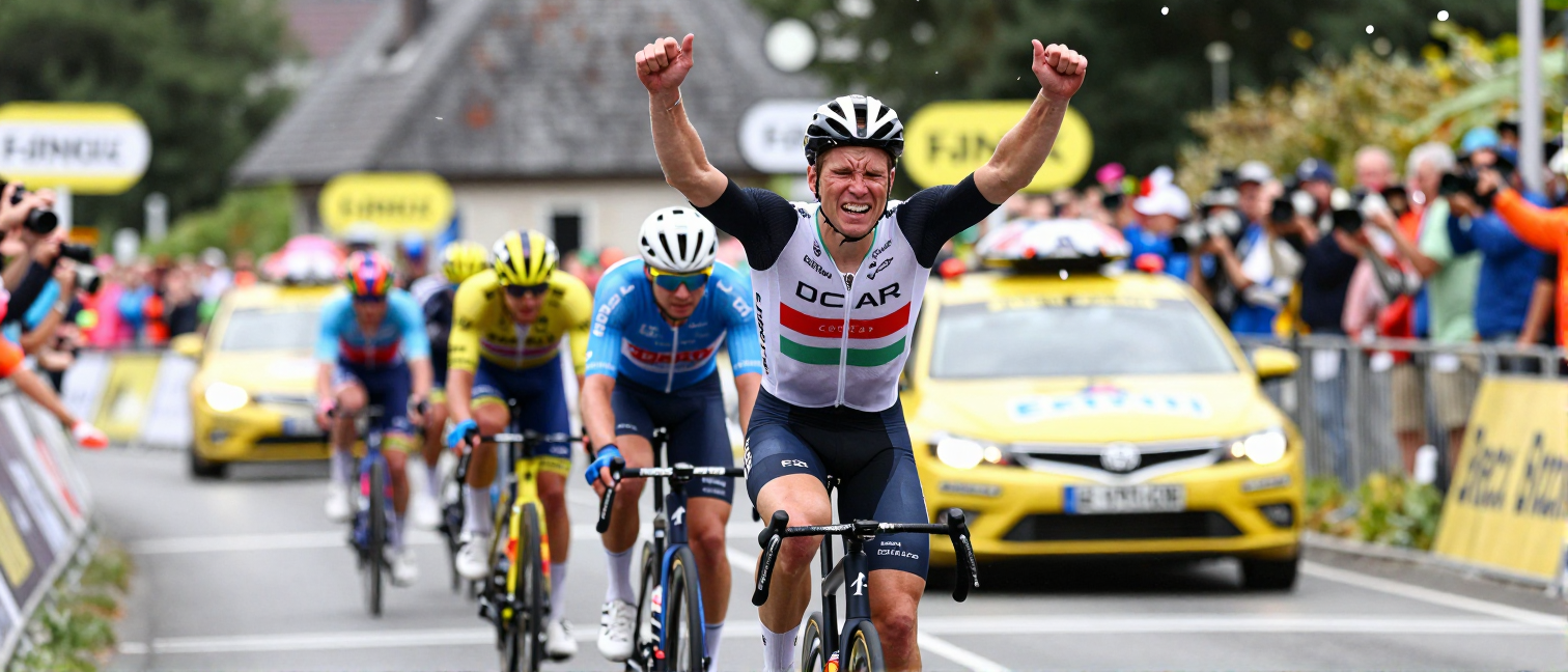 Mark Cavendish’s sprinting style inspired Tour stage winner Waerenskjold