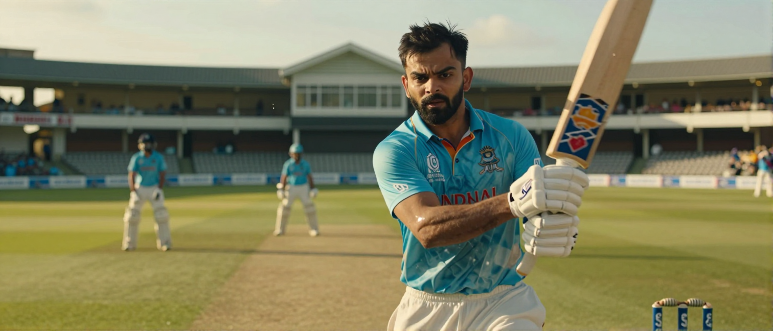 Virat Kohli Leads India's Chase with a Fierce Roar at Lord's