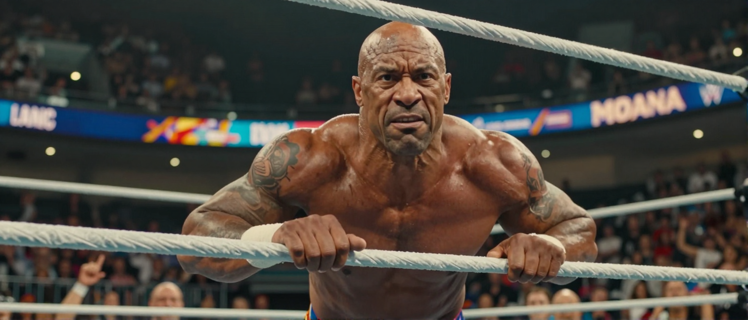 The Rock’s WWE allies spotted at Moana live-action premiere in Los Angeles