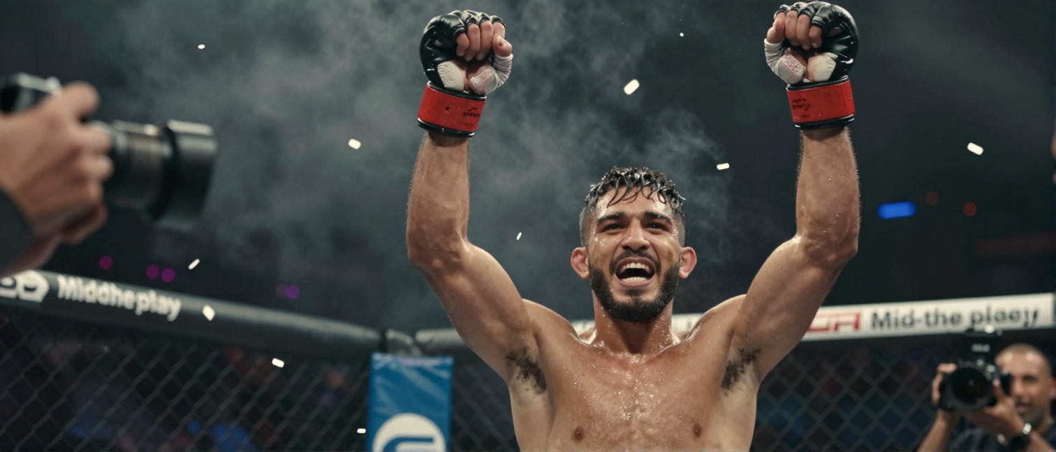 Carlos Ulberg's Heroic Hail Mary Left Hook Wins MMA Mid-Year Award