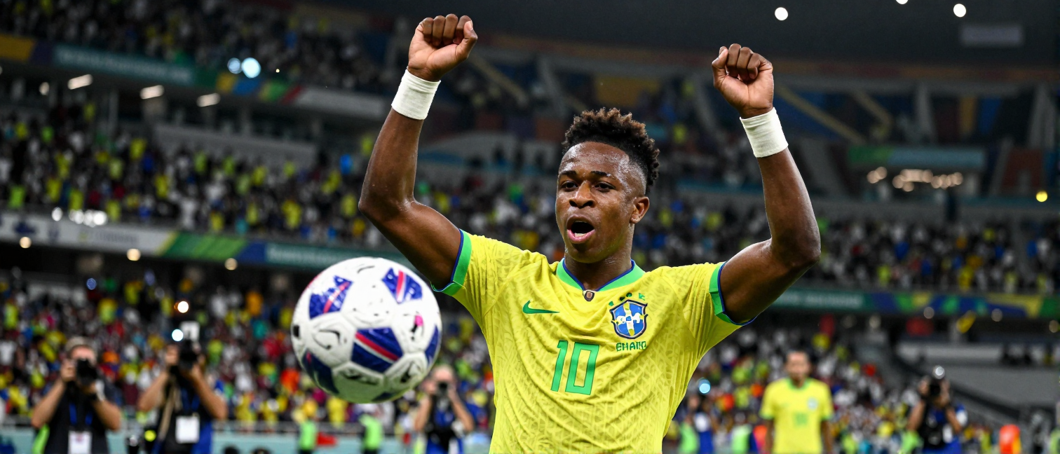 Vinicius Jr propels Brazil into World Cup last‑32 victory