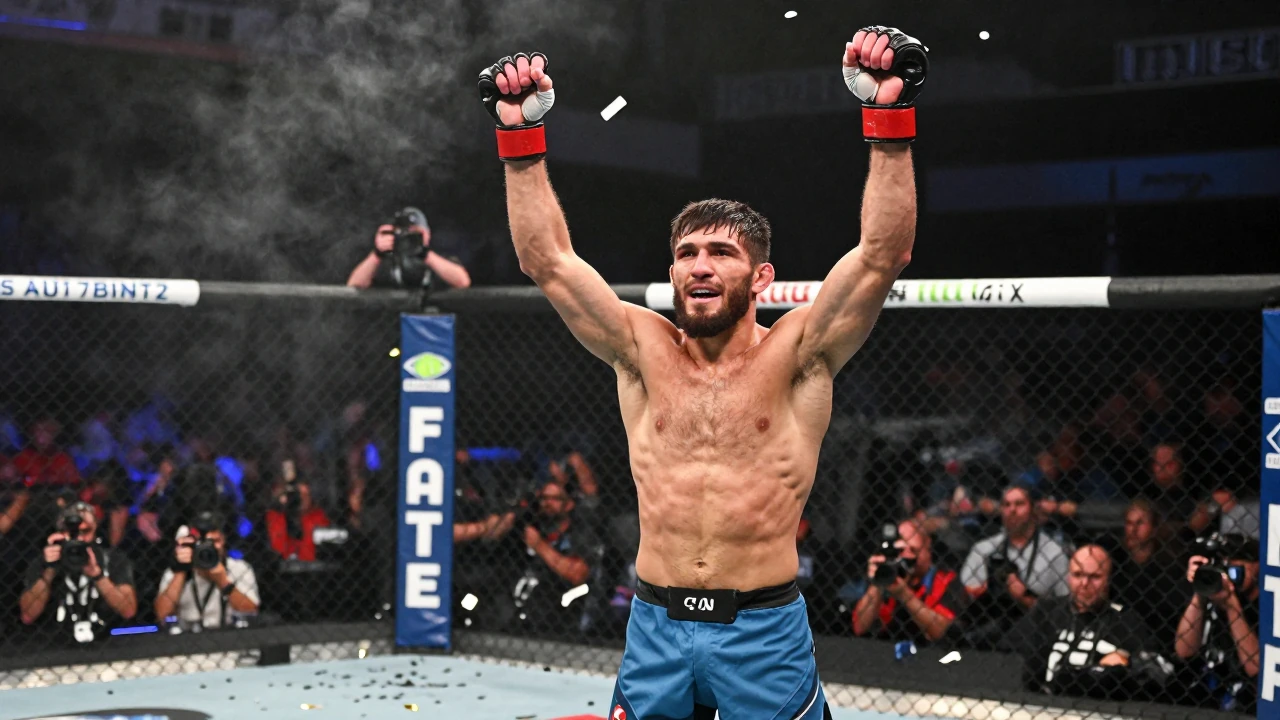 Islam Makhachev Sets Record Win Streak With Welterweight Title Win