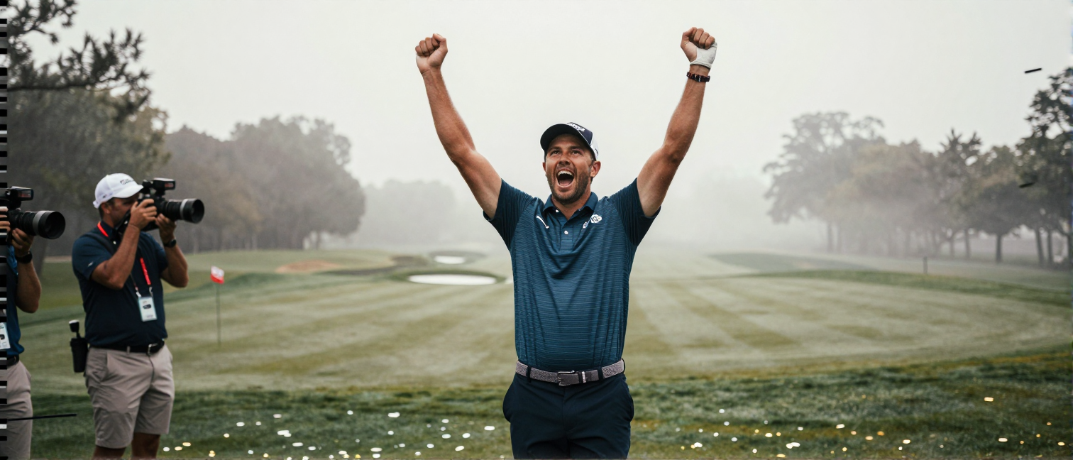 Xander Schauffele reacts after playing partner Ryan Fox fires historic 62 at Open Championship