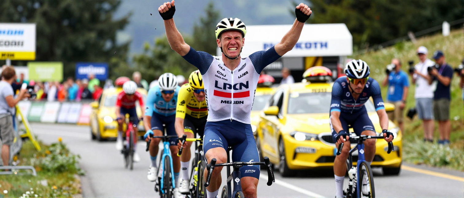 Jonas Vingegaard loses to Pogacar in Le Lioran race