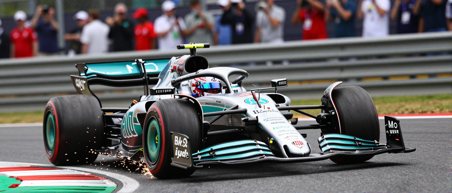 George Russell targets Mercedes comeback after messy Belgian GP Friday