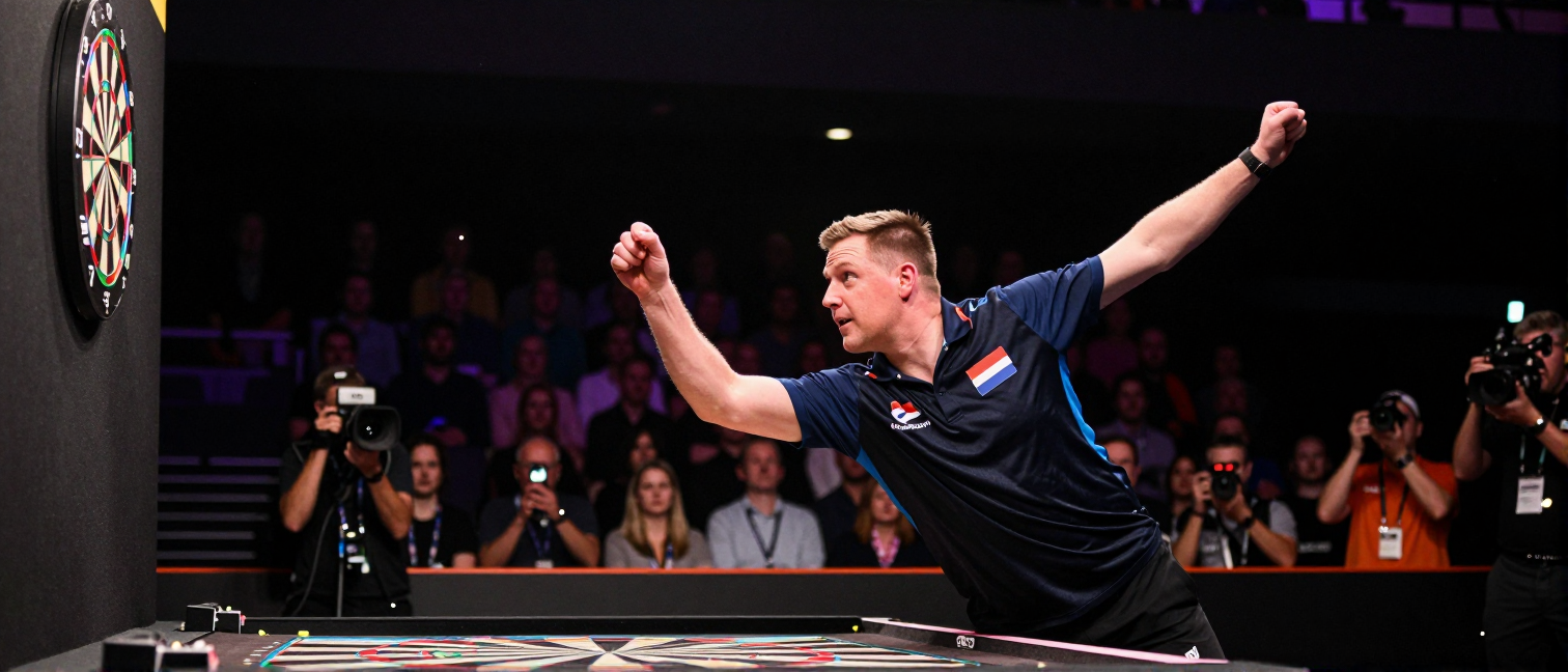 Michael van Gerwen to face Gian van Veen after Dutch duo advance at World Matchplay