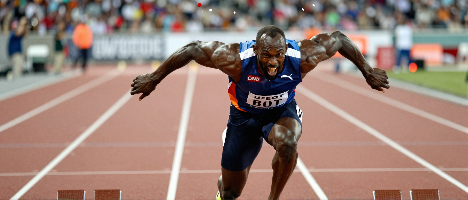 Usain Bolt Watches Wimbledon Action from Royal Box