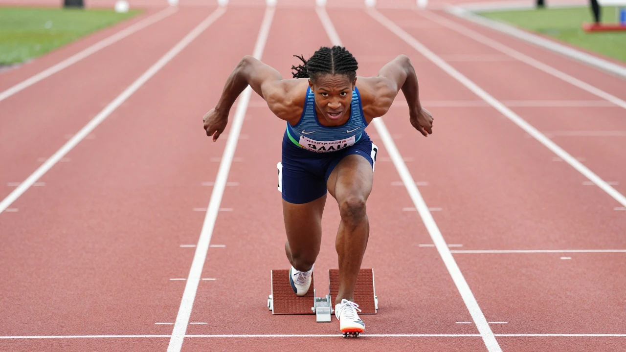 Shericka Jackson Competes at 2026 AAU Junior Olympic Games