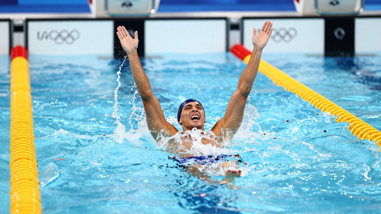 Leon Marchand Wins First Gold at Paris 2024