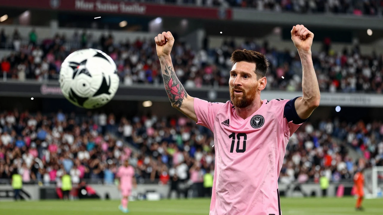Lionel Messi scores four as Miami ends winless run