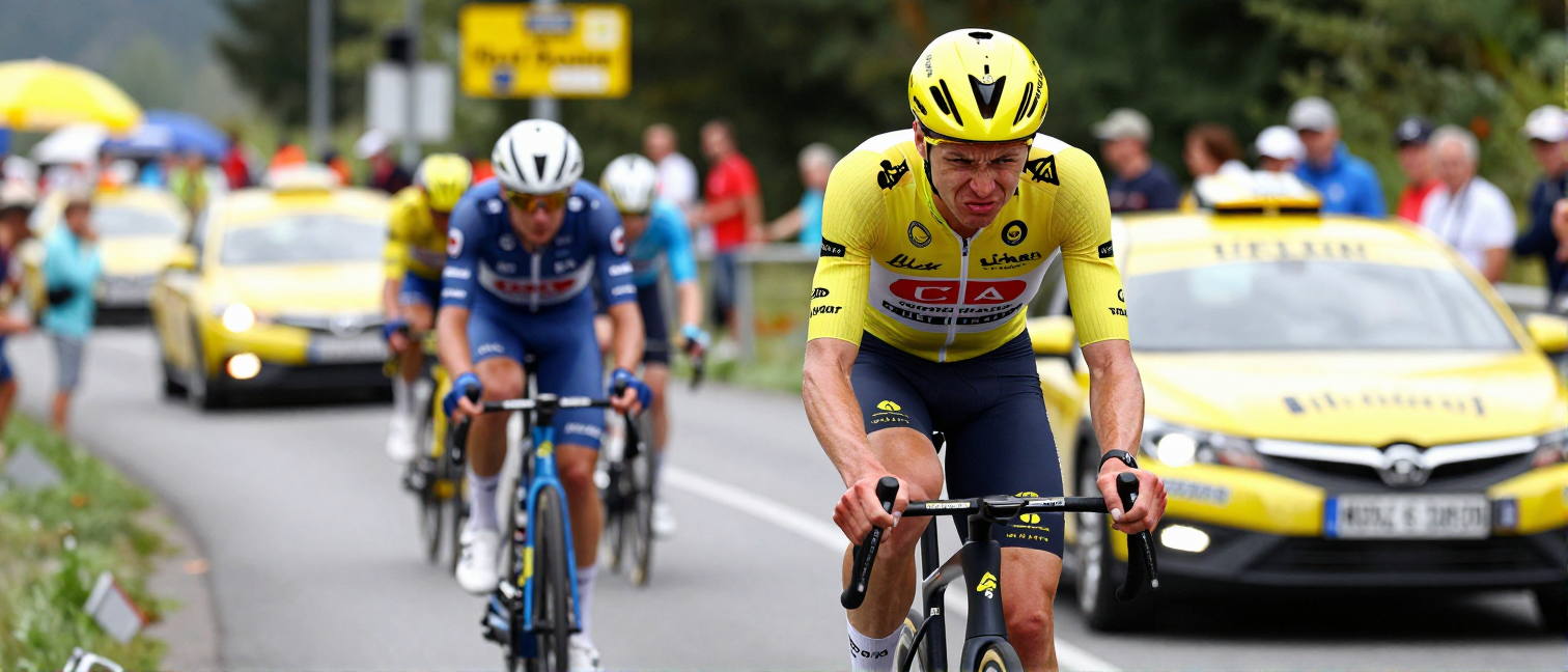 Jonas Vingegaard loses 54 seconds to Pogačar in Tour de France stage 10