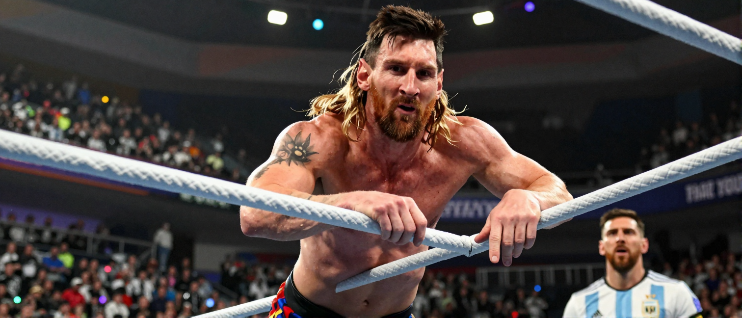 Roman Reigns Talks Lionel Messi, Jalen Brunson on the FIFA Red Carpet