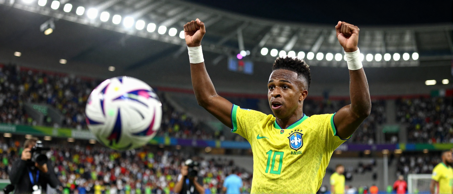 Vinicius Jr goal controversially disallowed as Brazil edge past Scotland